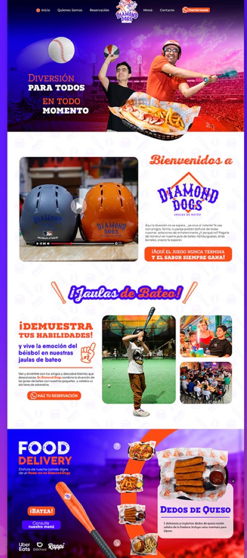 Página de inicio del sitio